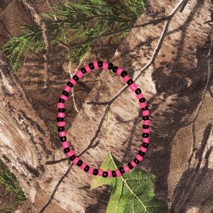 Black And Pink Bracelet